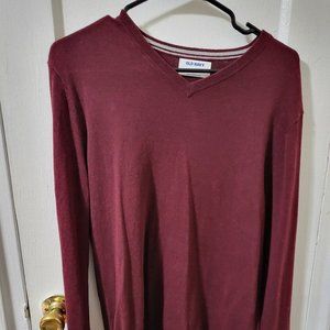 Old Navy Burgundy fall man sweater